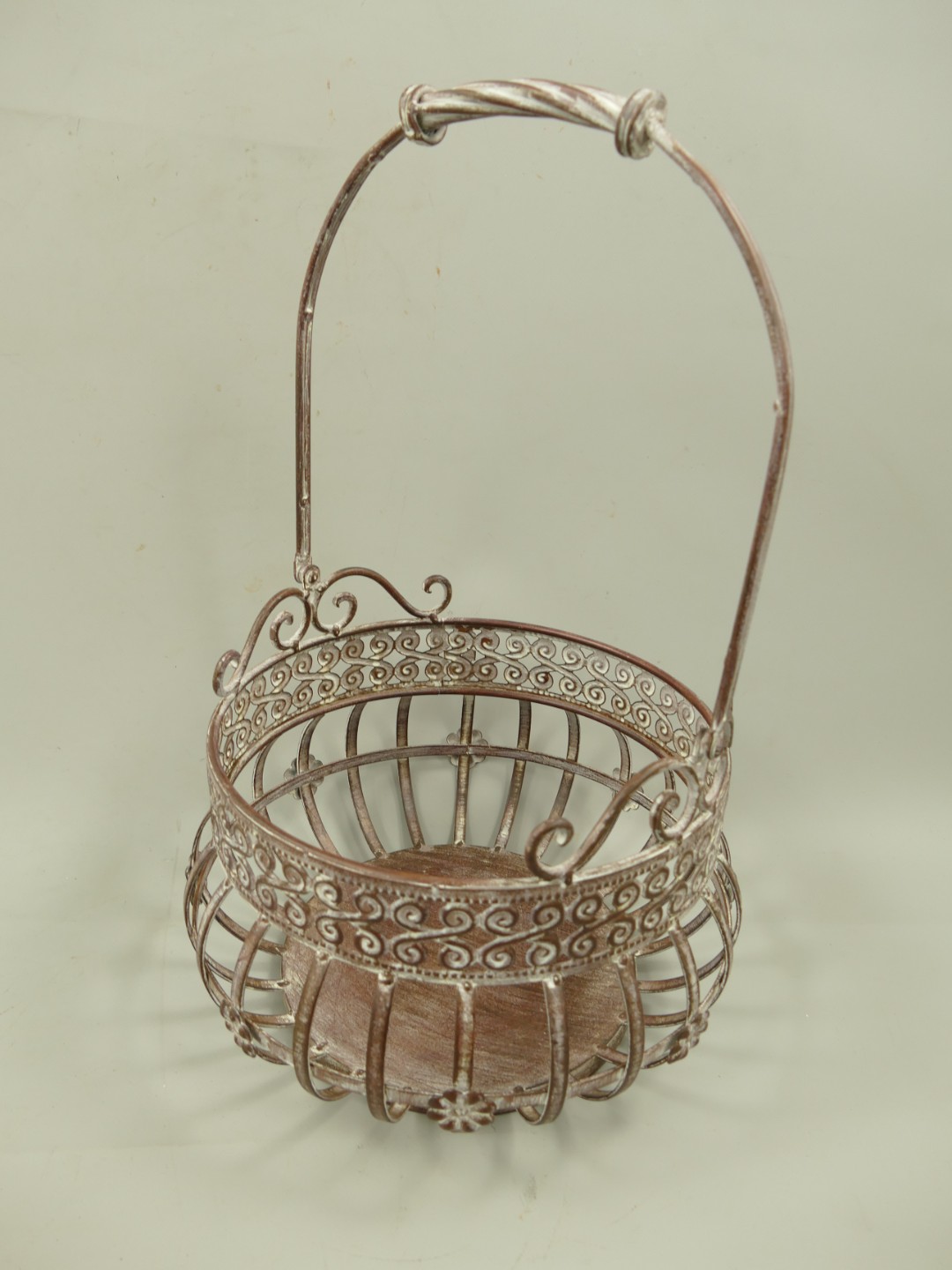 Korbset Eisen rust. braun Set/2 H.36/46cm