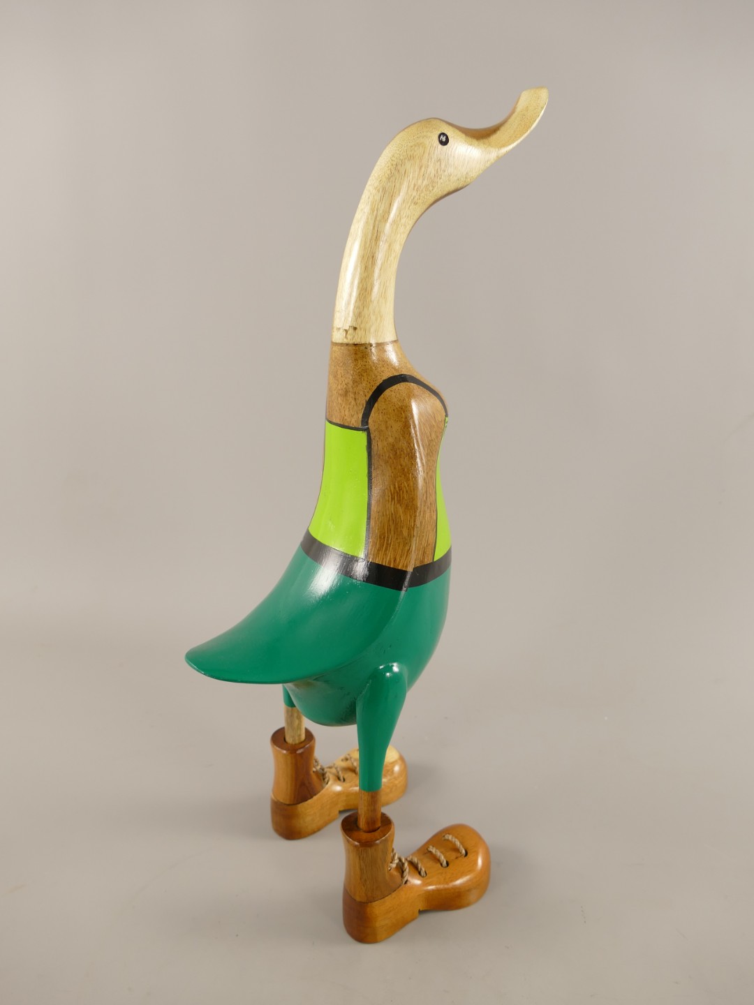 *NT TEAK Ente Gärtner H.49cm