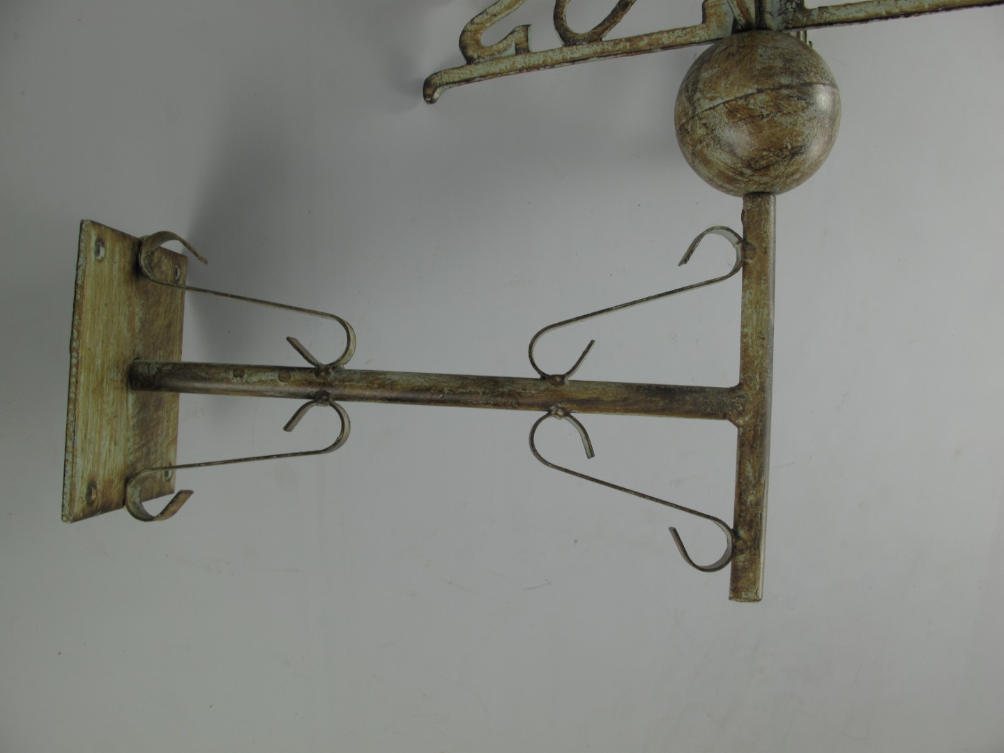 Wetterhahn(Wand) Gußeisen farbig H.65x45cm