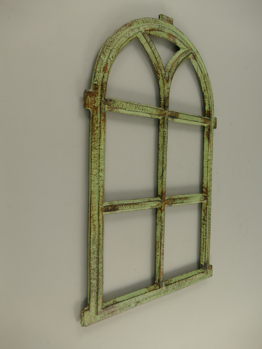Fenster Gußeisen FARBIG H.67x42cm