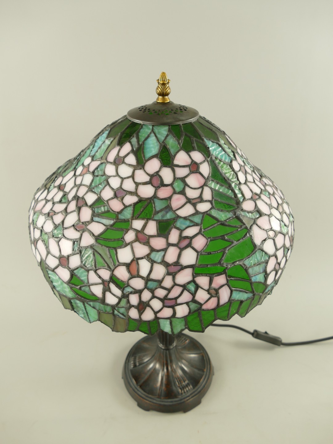 Lampe Tiffany fassung E27 H.54cm