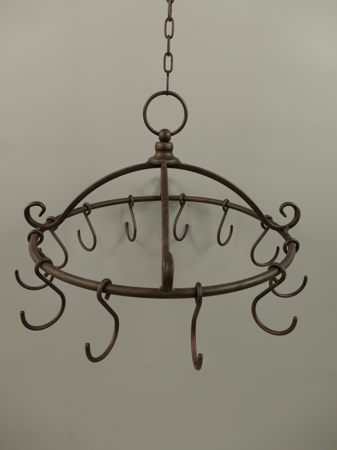 Wildkrone(Haken) Eisen antikbraun H.108x44cm