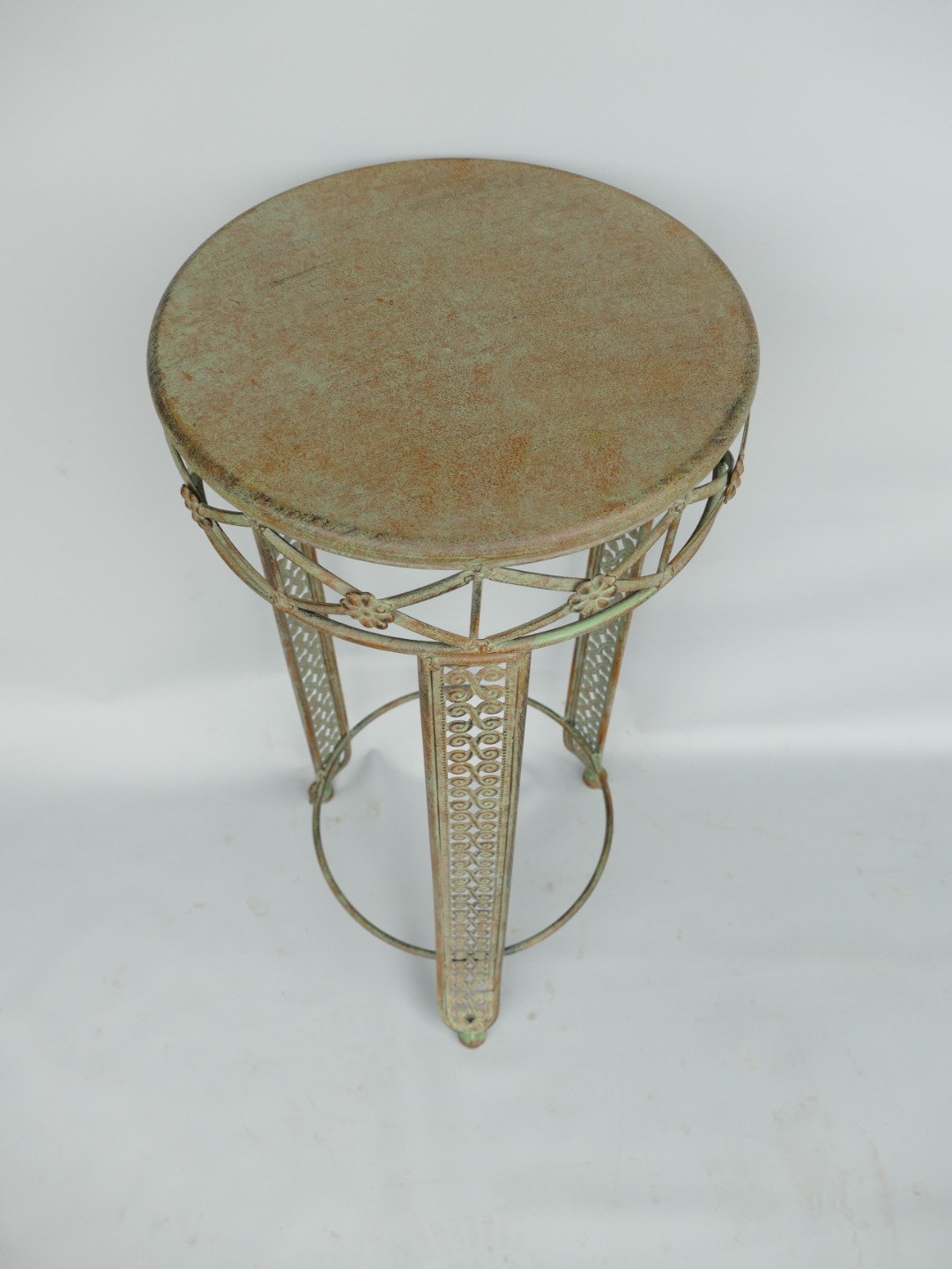 Tisch Eisen farbig Set/3 H.60/70/80cm