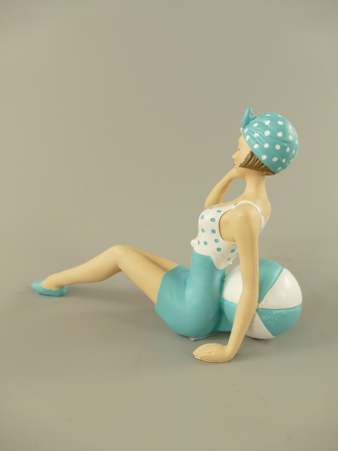 Badepuppe Polystein farbe L.24x15cm