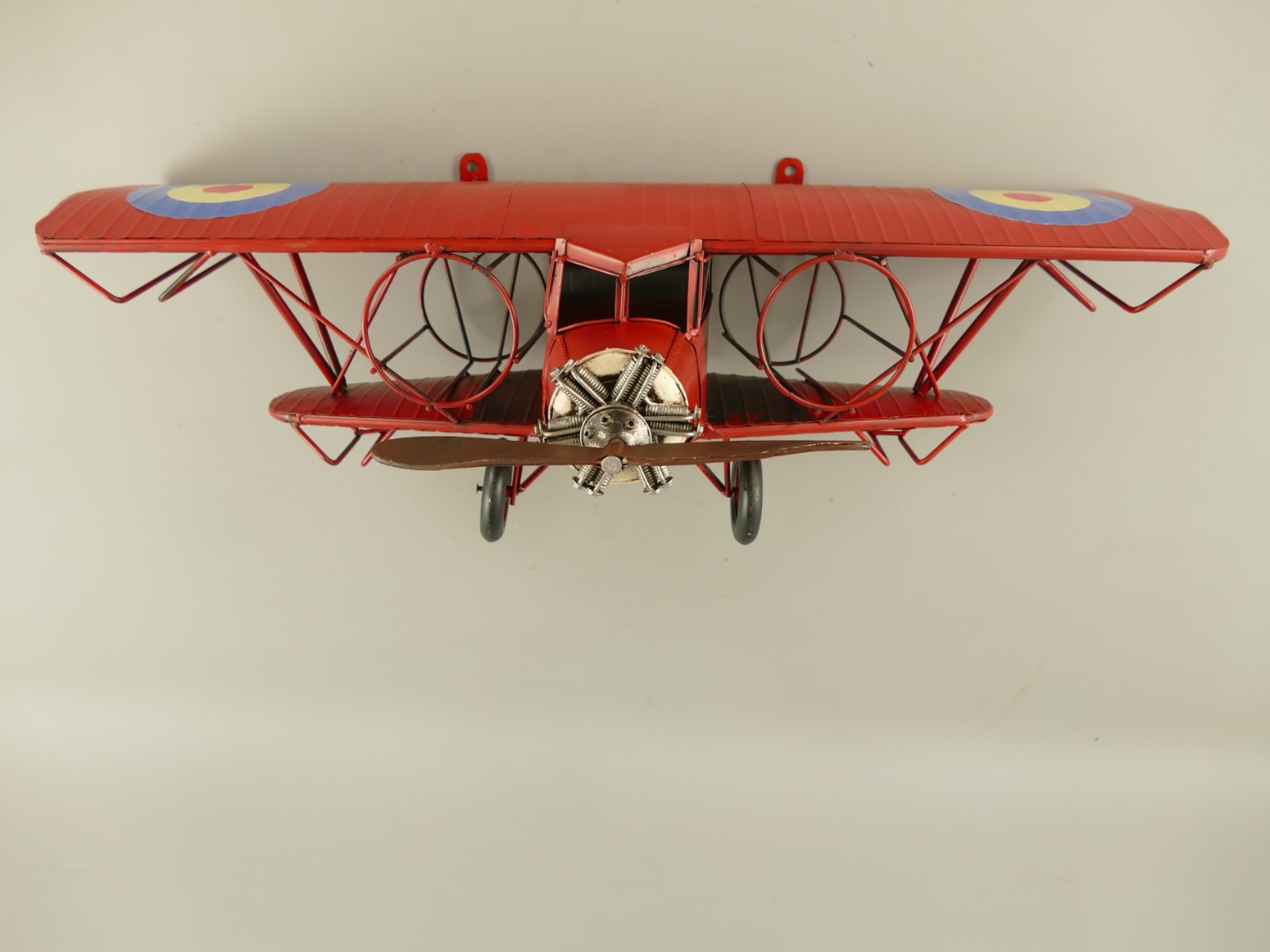 Weinregal(Wand)Flugzeug Eisen L.74x25cm
