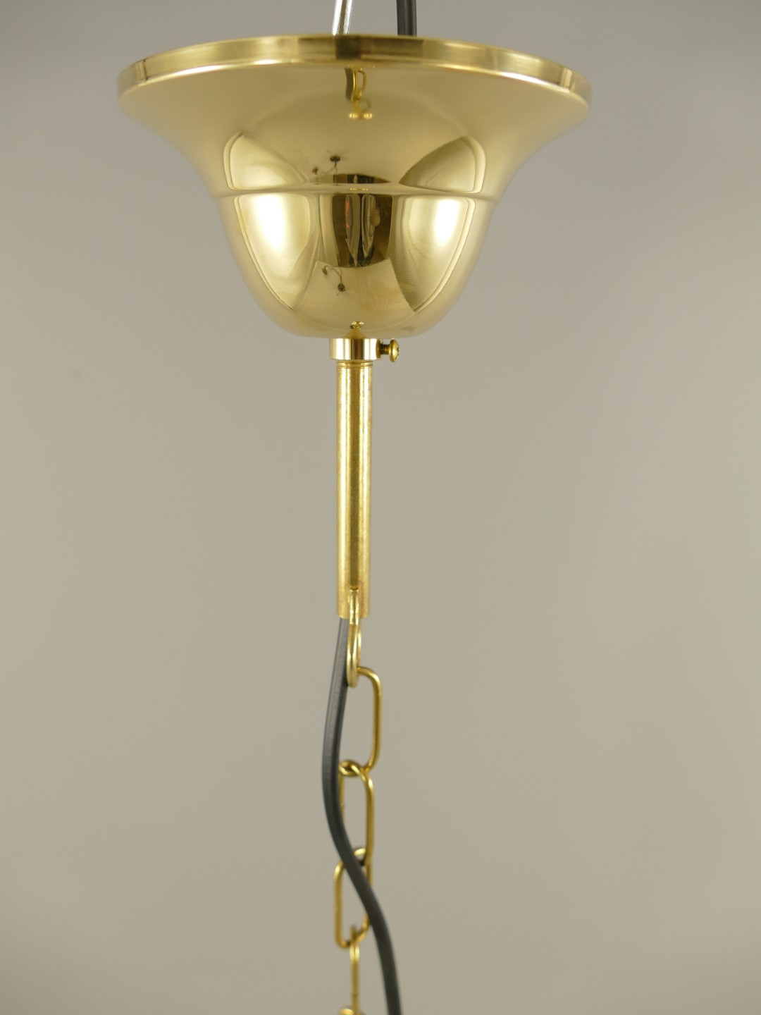 Gehänge Messing ohne Schirm Gh.8*GUß-H.70cm