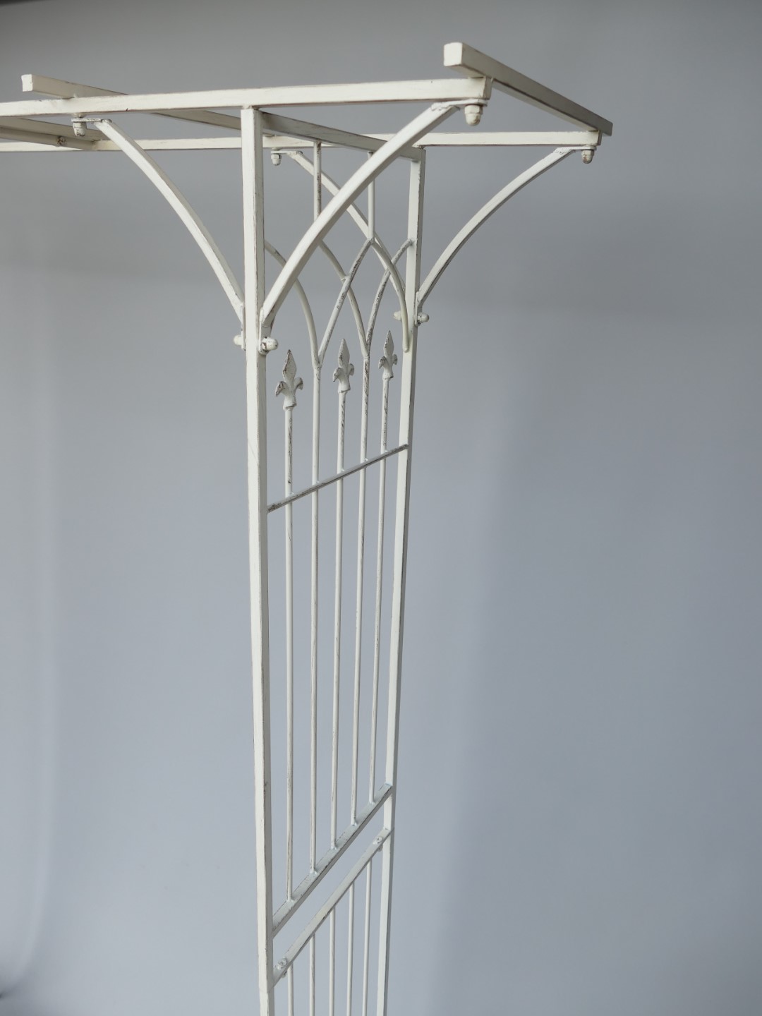 Rosenbogen rustikal weiss H.230x175cm