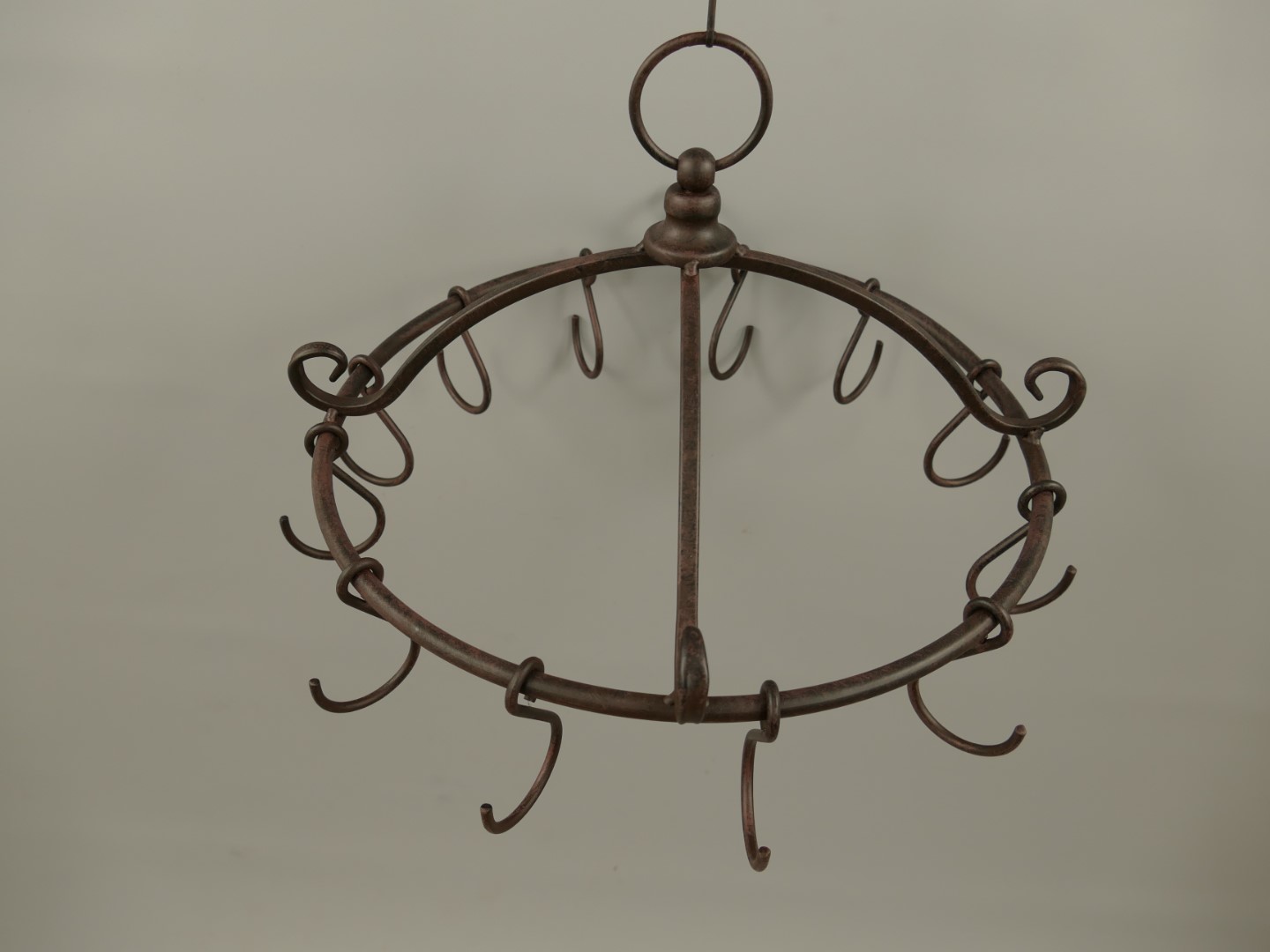 Wildkrone(Haken) Eisen antikbraun H.108x44cm