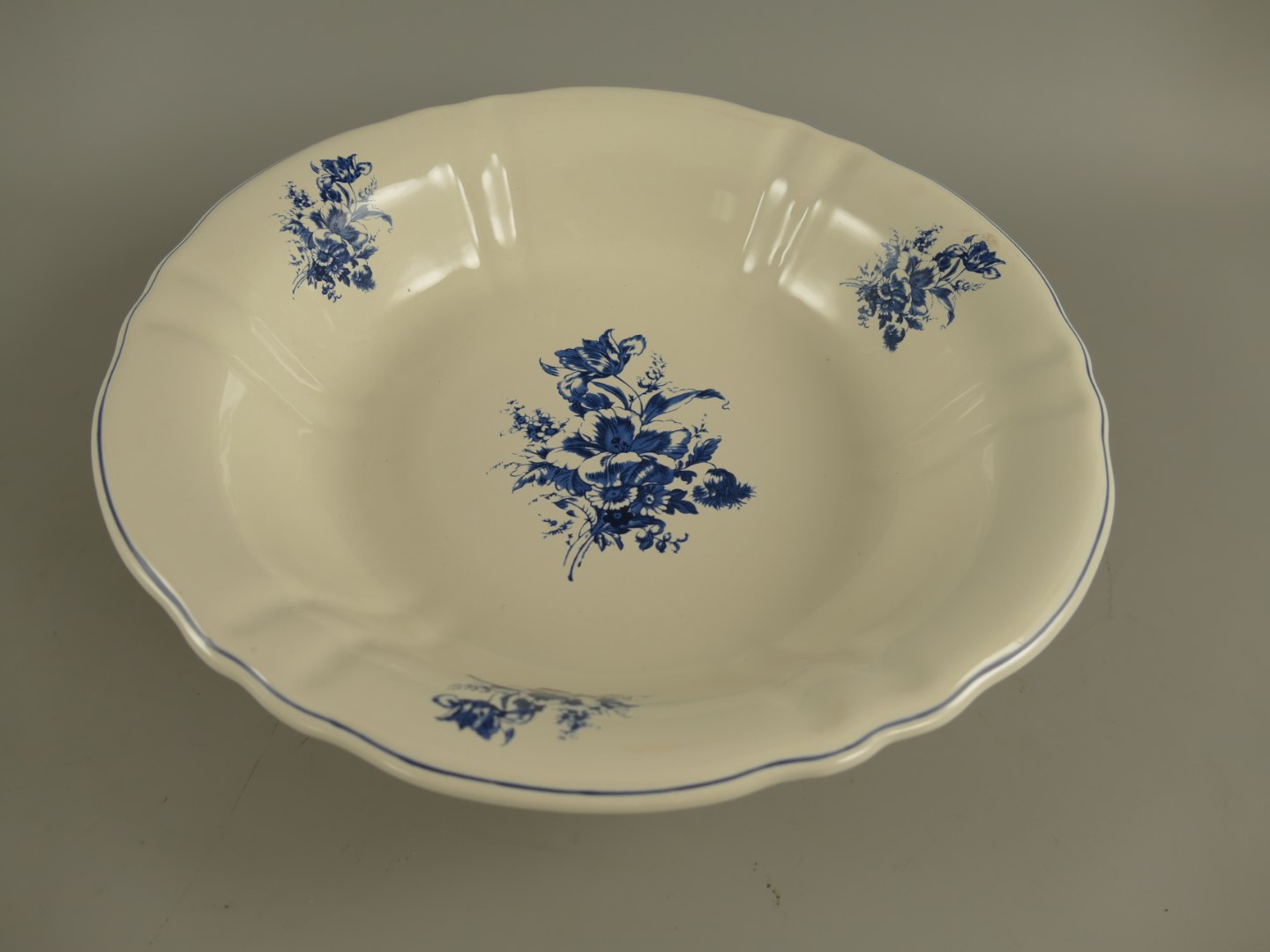 *NT Waschset 5tlg. Porzellan Blau blume H.35cm SET