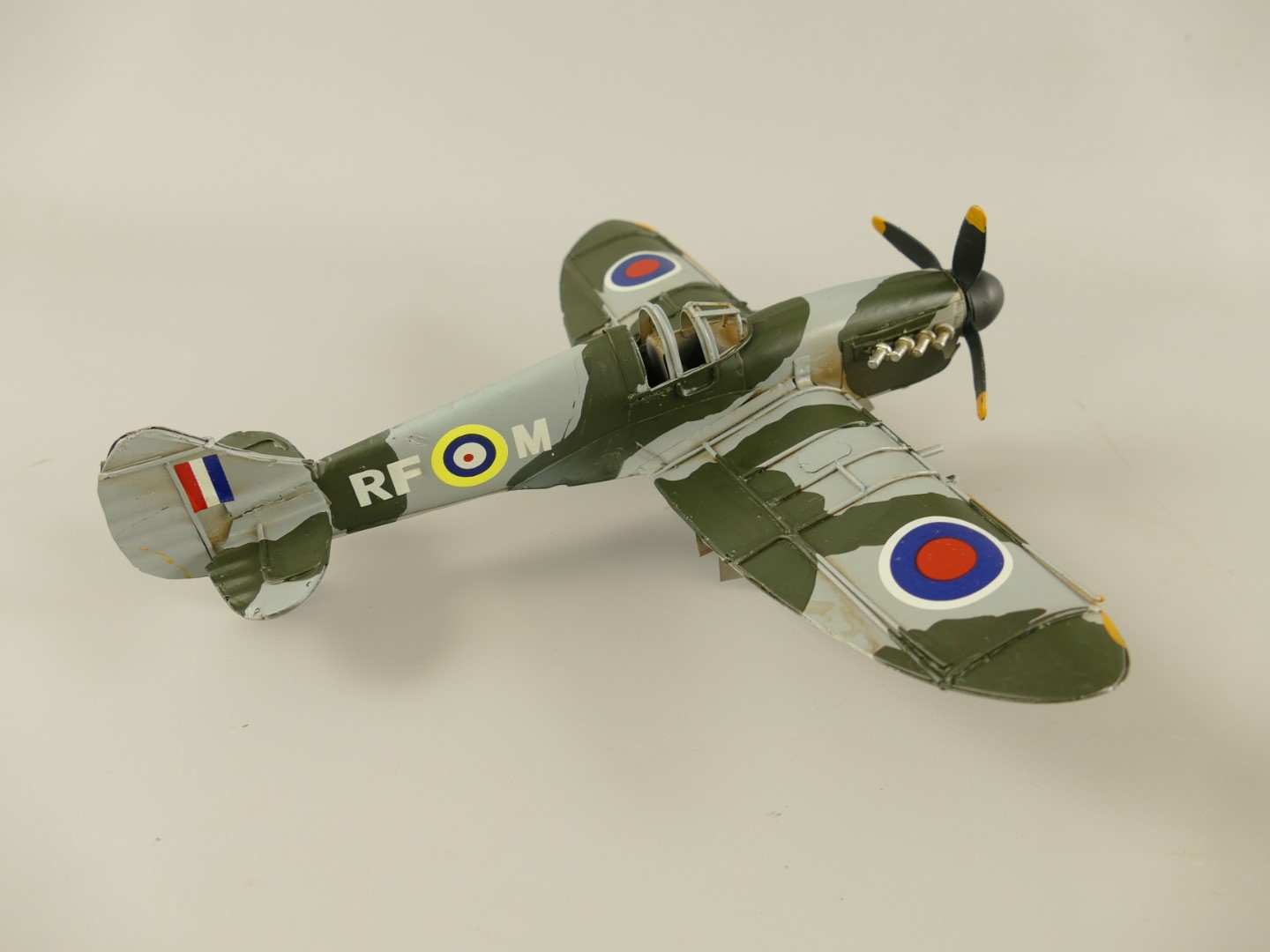 Flugzeug Antik Eisen L.25cm