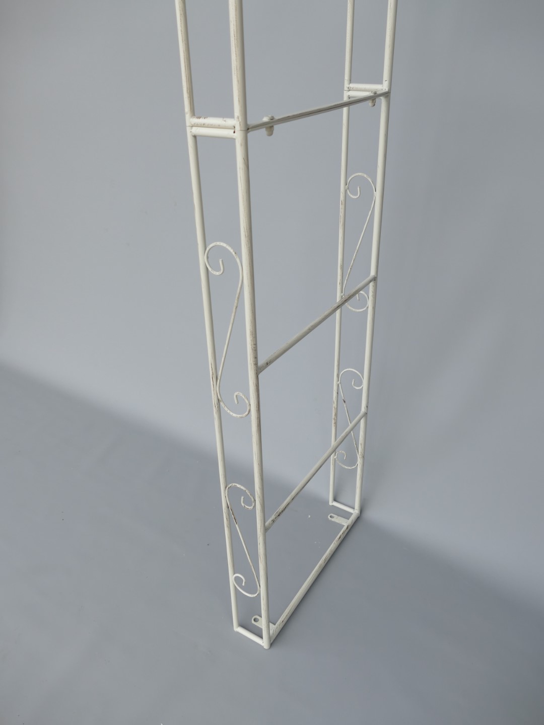 (*S) Rosenbogen rustikal weiss H.260x150cm
