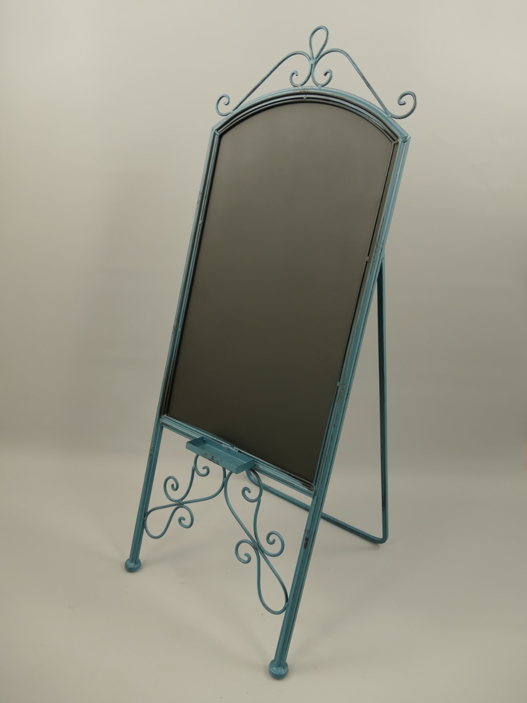 Werbetafel Eisen Blau/Schwarz H.98cm