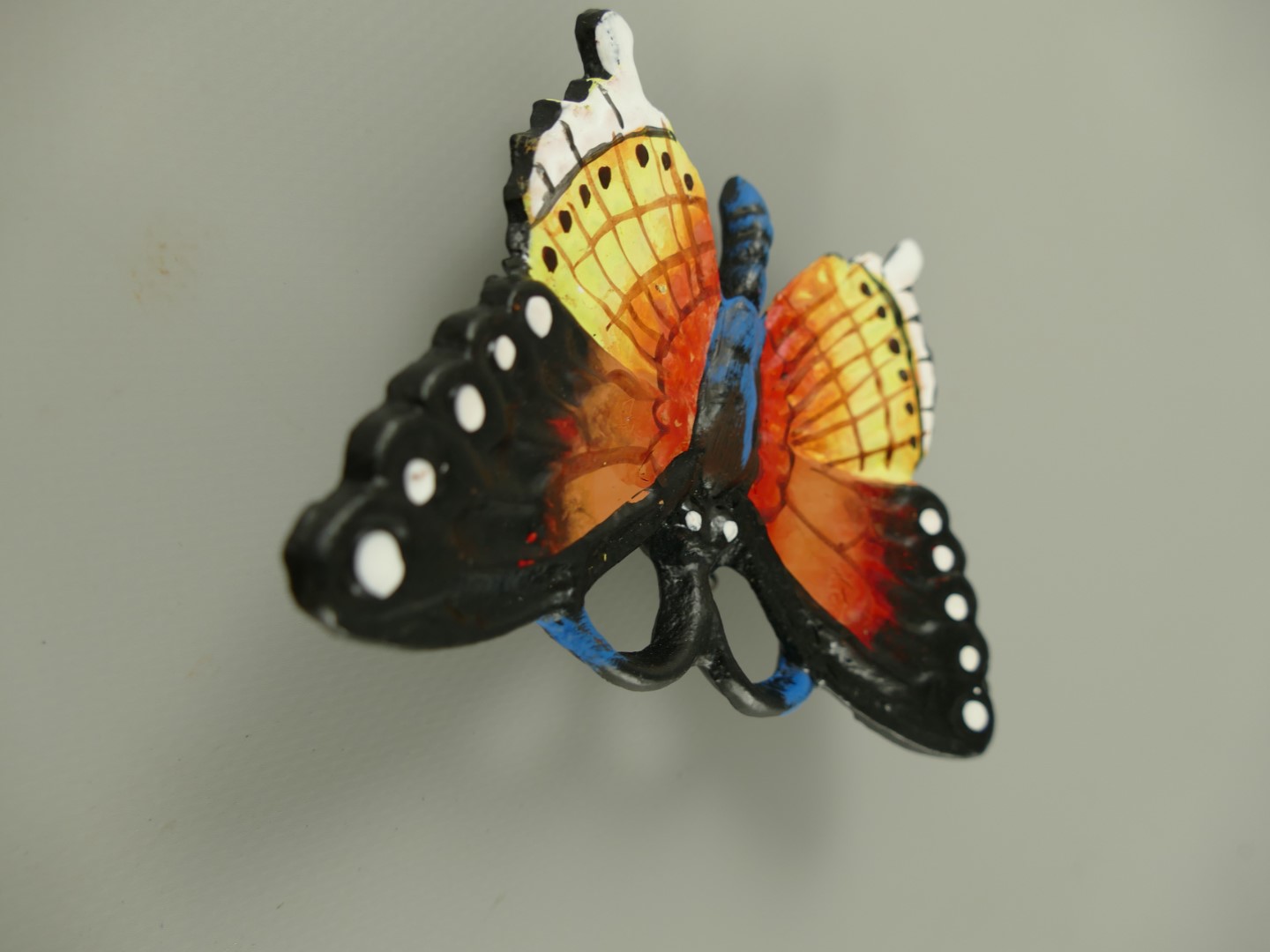 Smetterling Eisen farbig L.12x4cm