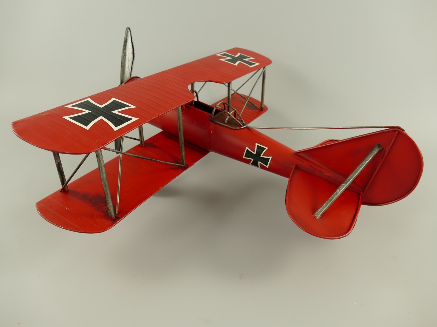 Flugzeug Antik Eisen L.55x60cm