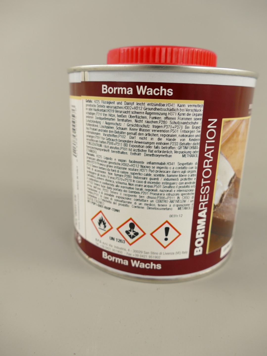 *NT Borma Holzabbeizer GEL exsta stark 1kg/0.75Ltr