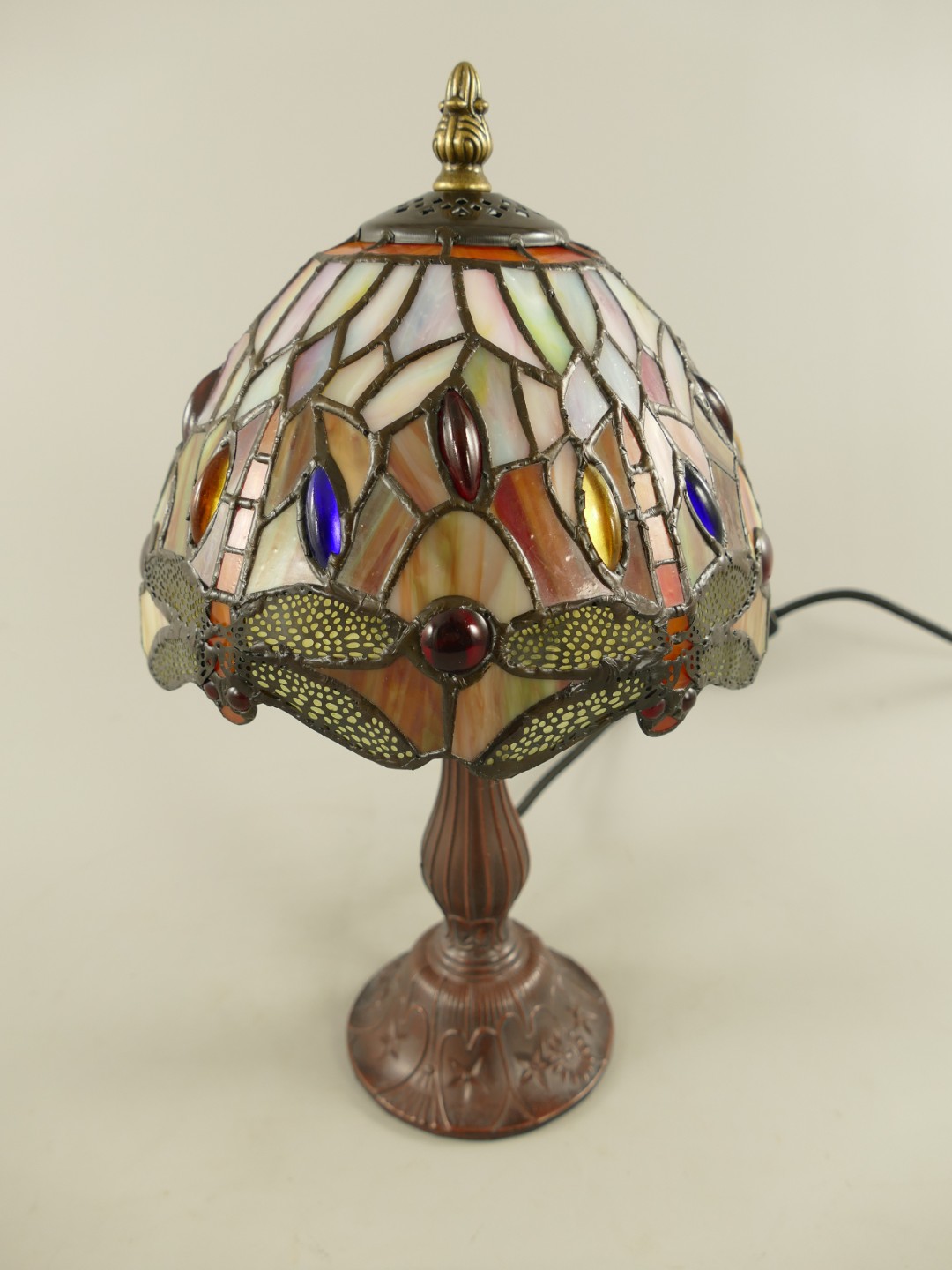 Lampe Tiffany fassung E14 H.35x20cm