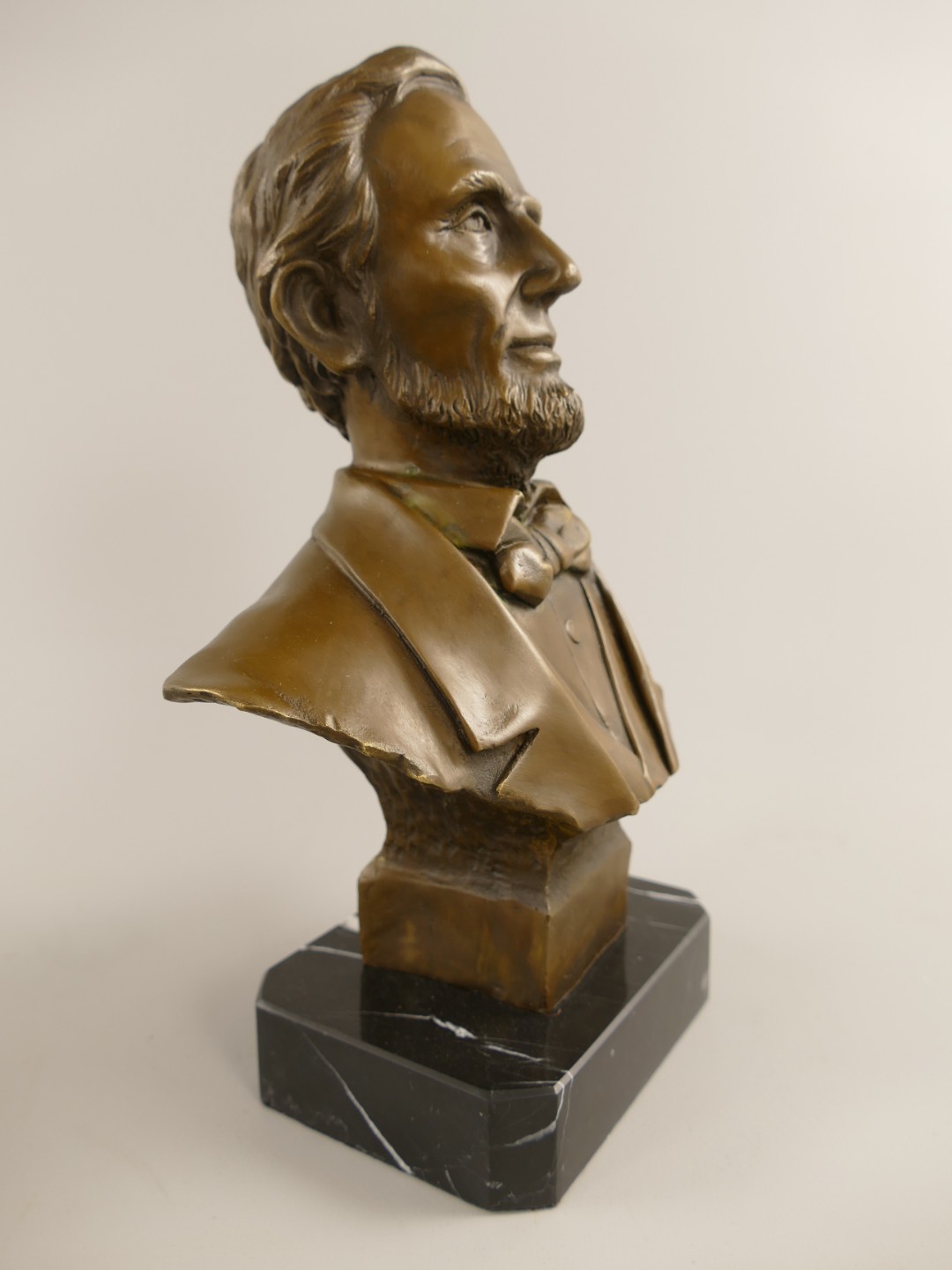 *RAUS*PREIS* Figur Bronze Abraham Lincoln H.27cm