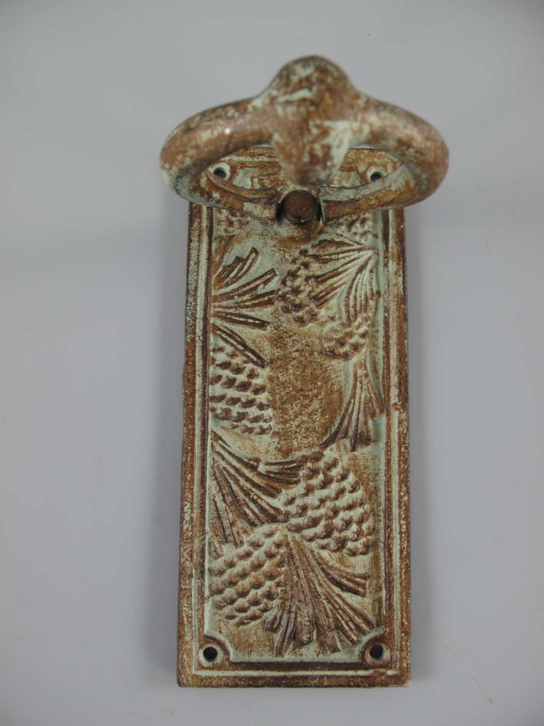 Türklopfer Gußeisen farbig H.20x9cm