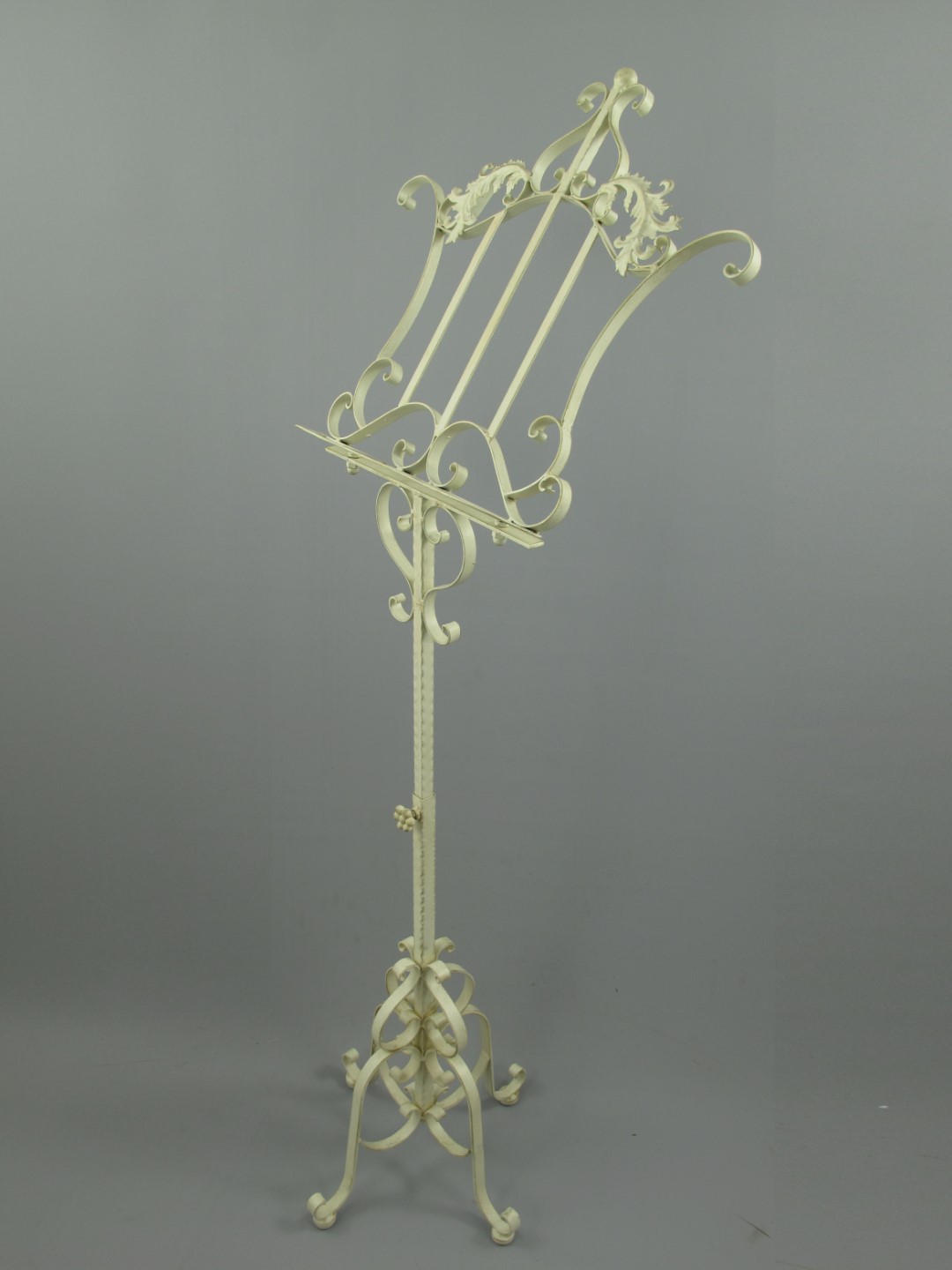 Notenständer Eisen rustikal weiss H.135cm