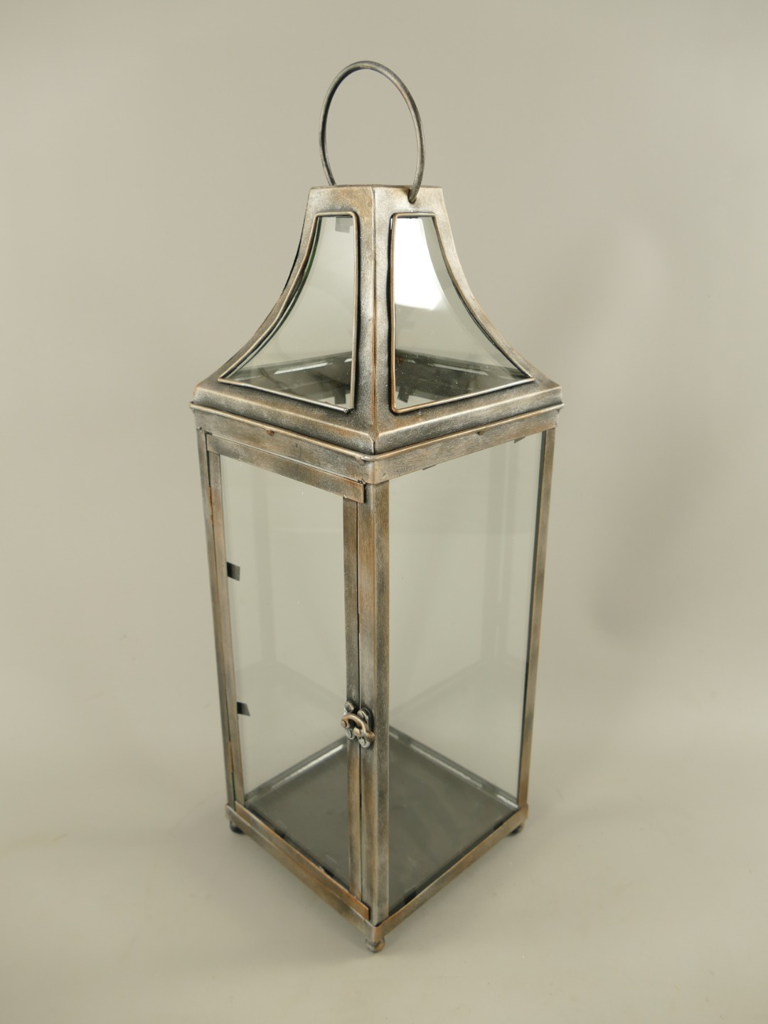 Laterne rustikal Eisen farbe H.44cm