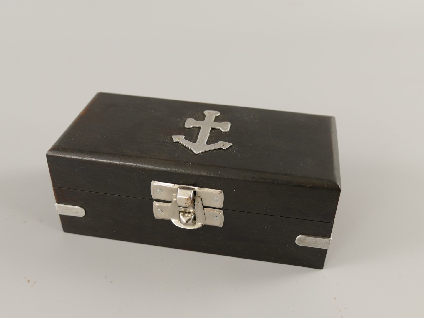 Fernrohr Nickel im leder Box L.5/15cm