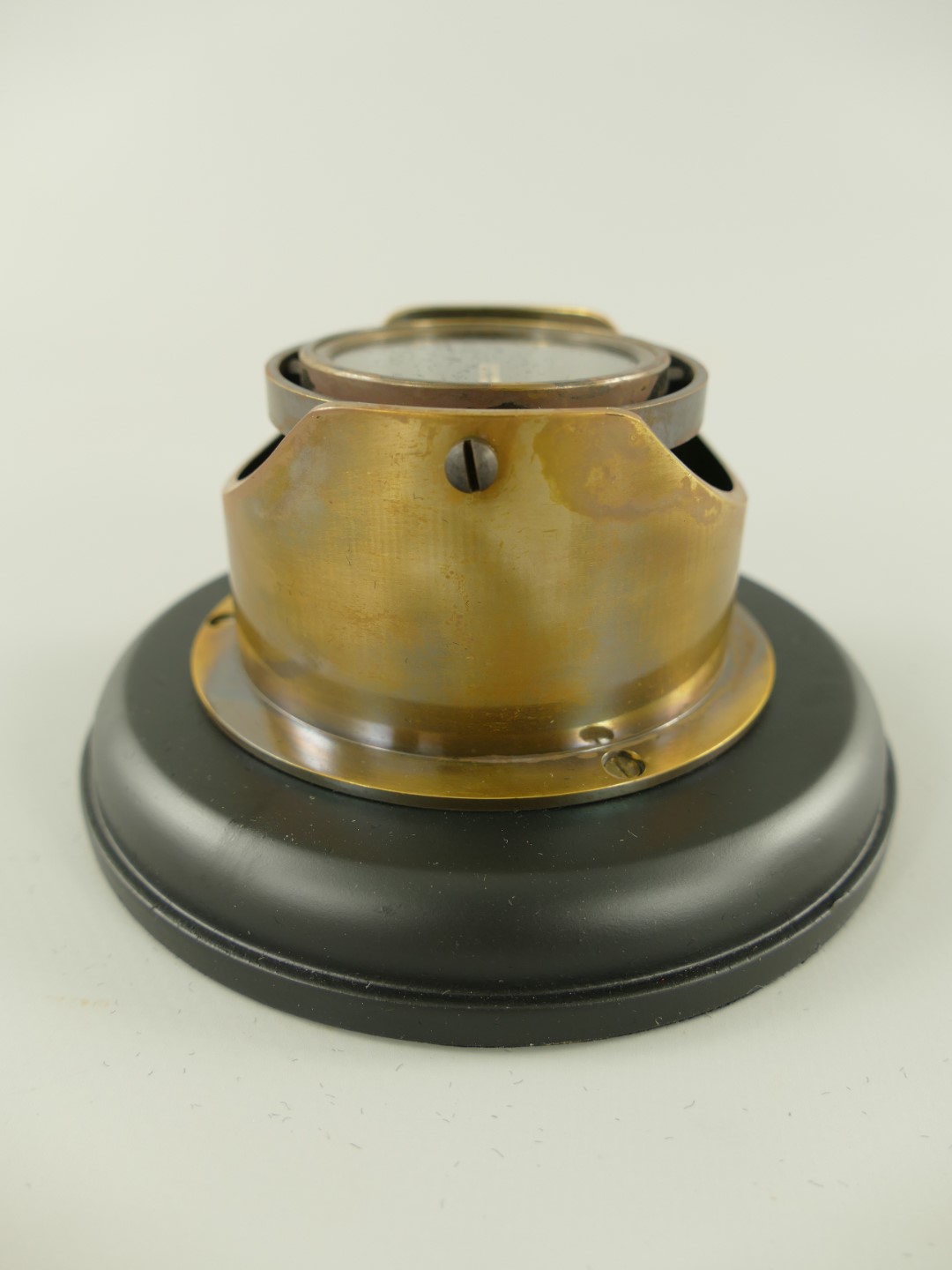 Kompaß Messing brüniert D.12x6cm