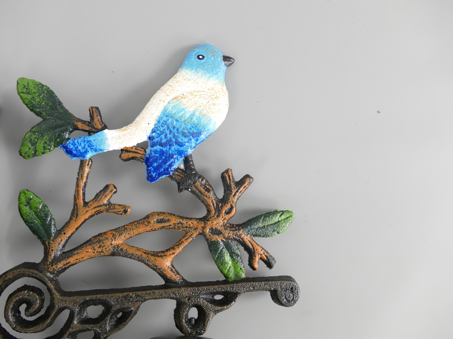*NT Wandglocke Gußeisen Vogel H.30cm