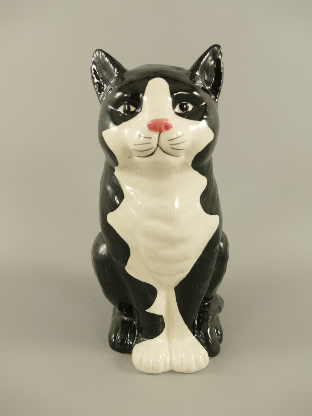 Porzellan Katze H.28x14cm