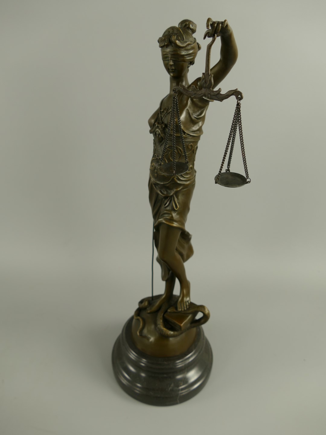 Justitia Bronze H.47x20cm