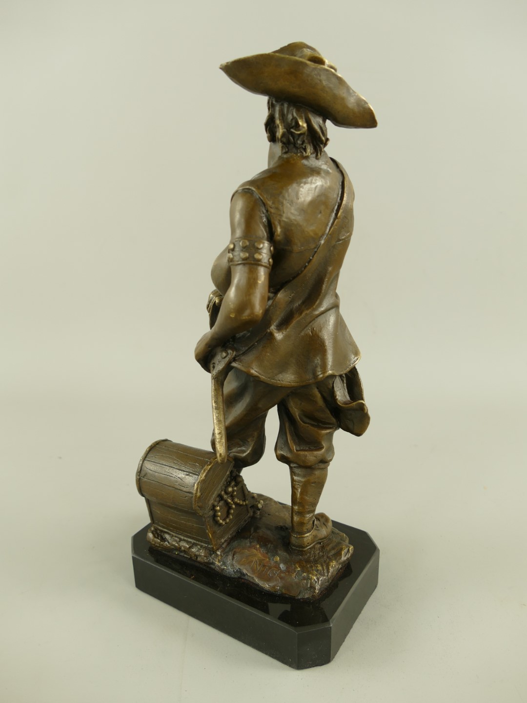 *RAUS*PREIS* Figur Bronze Pirat H.33x15cm