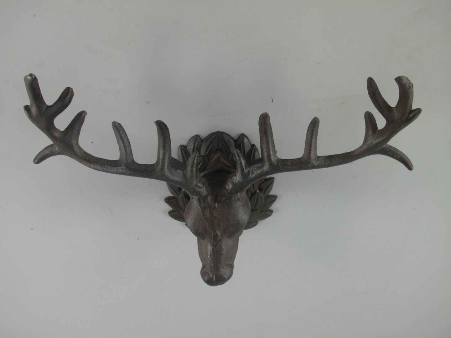 Hirschkopf Eisen rustikal H.35cm
