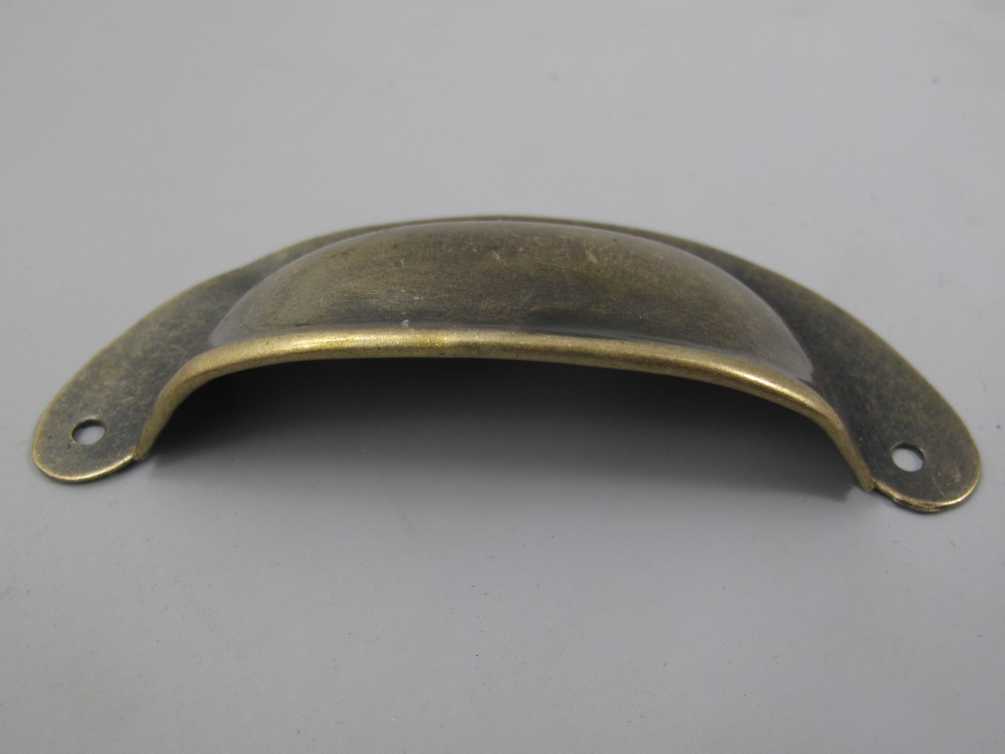 Muschelgriff gestanzt!!!! Messing brüniert 40x95mm