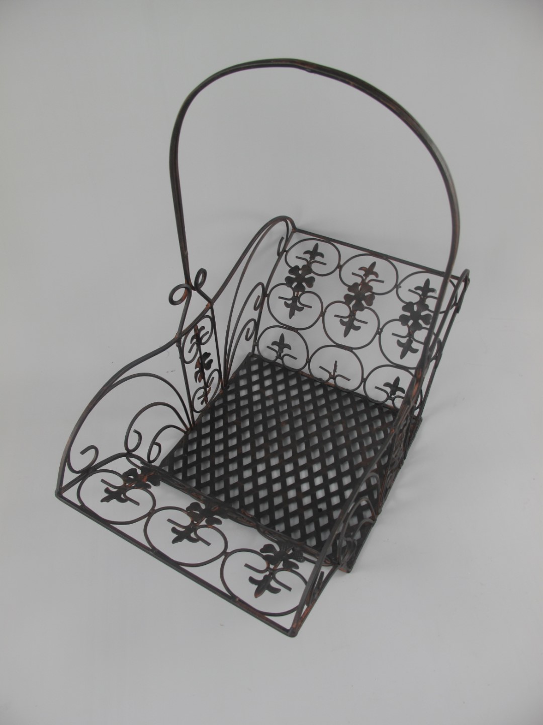 Korbset Röst-braun Eisen H.38/41/43-L.41/44/47cm