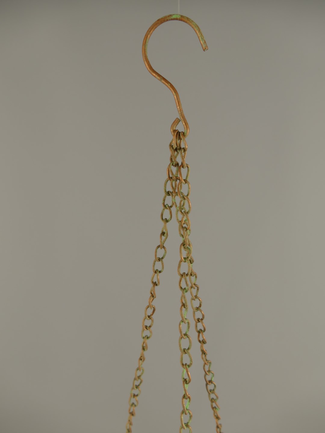 Vogeltränke/Fütterungsplatz farbig Kupfer H.80cm
