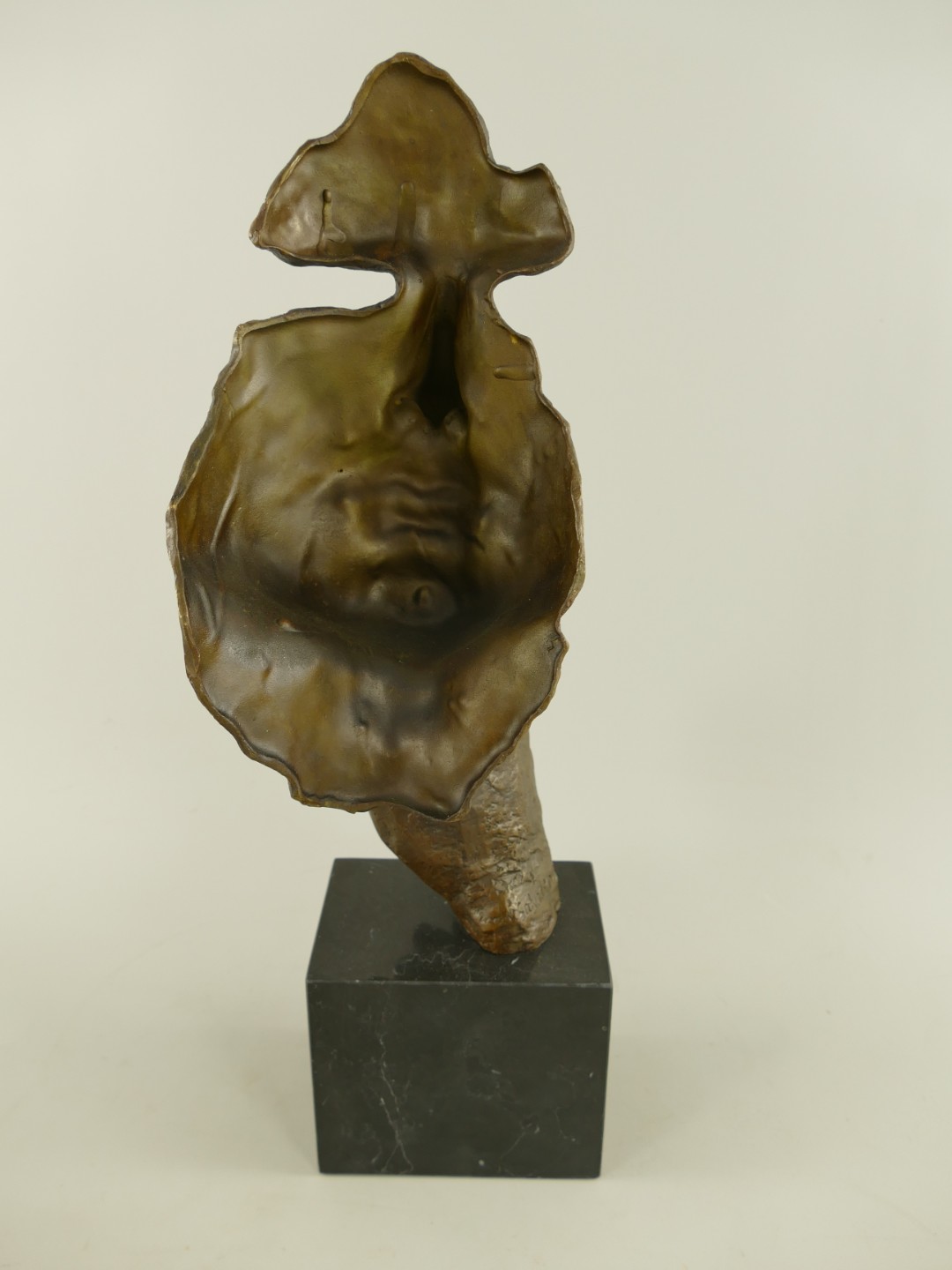 Figur Bronze Gesicht H.48x16x16cm