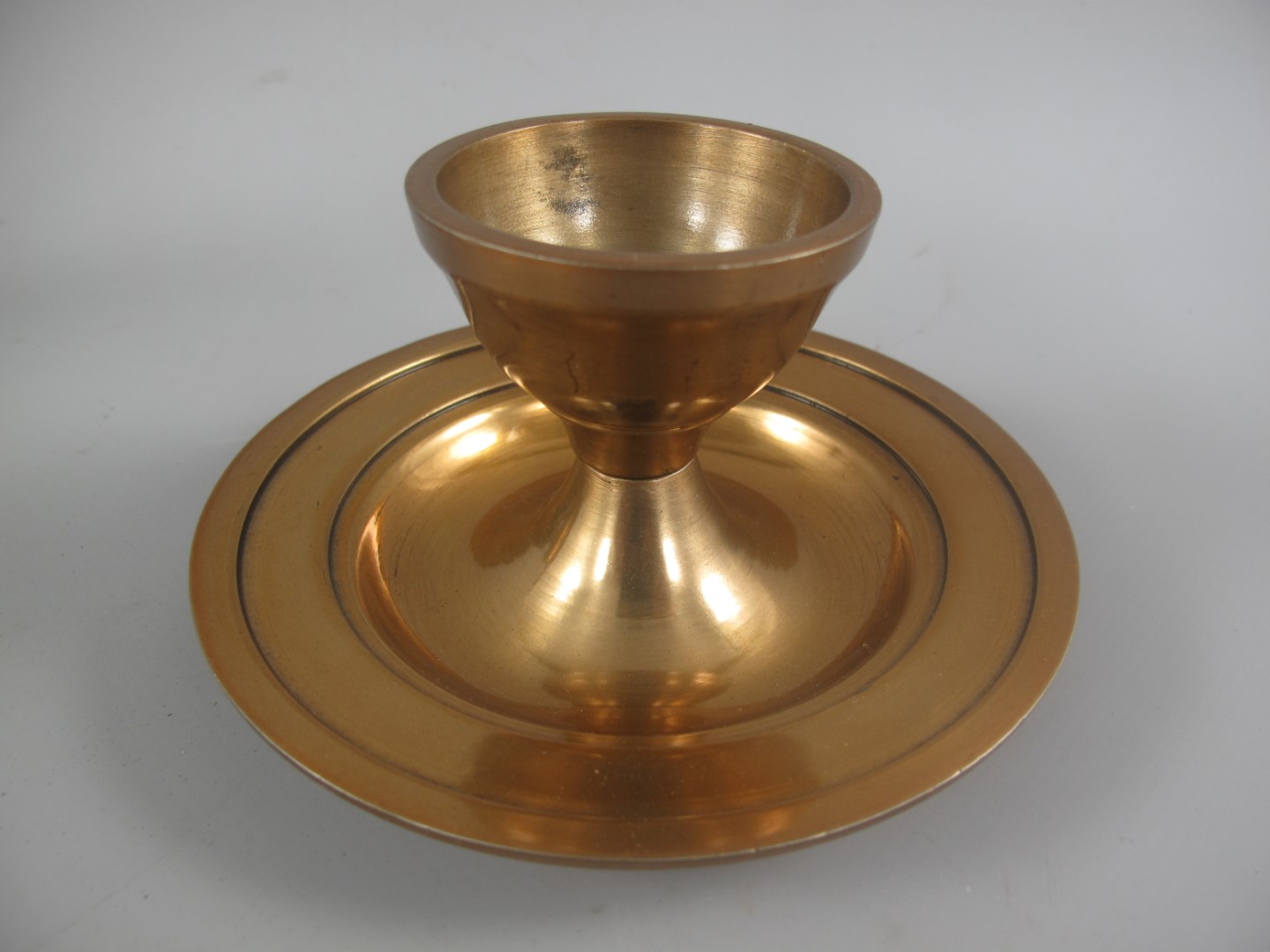Eierhalter Hahn Alu BRONZE!! H.16x12cm