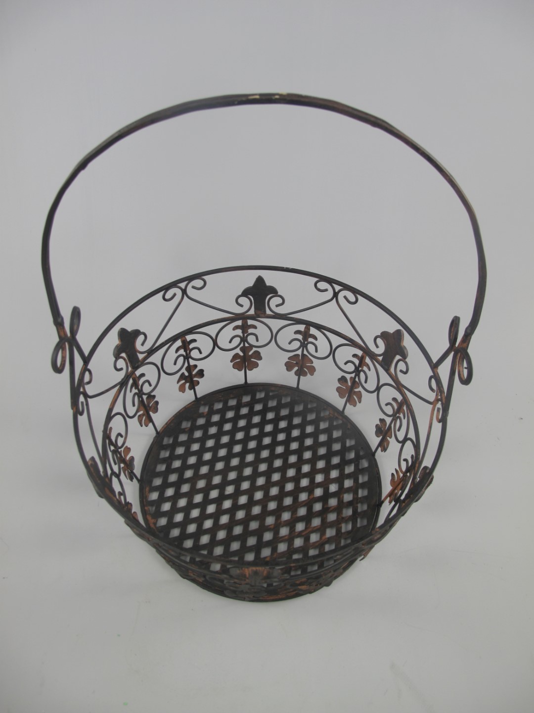 Korbset Eisen rust. braun S/3 H.35/42-D.24/33cm