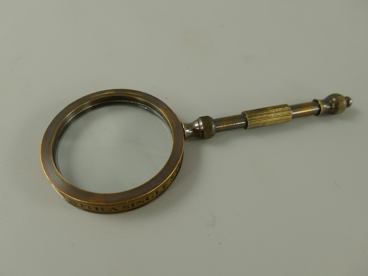 Lupe Messing brüniert D.6-L.14cm