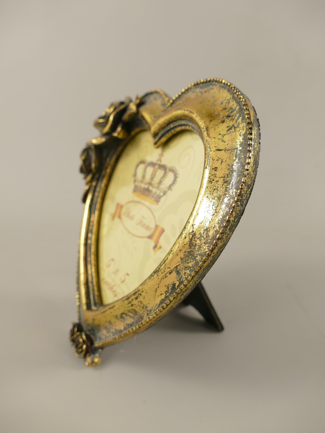 #Bilderrahmen(5x5) Polystein Gold farbig H.18cm