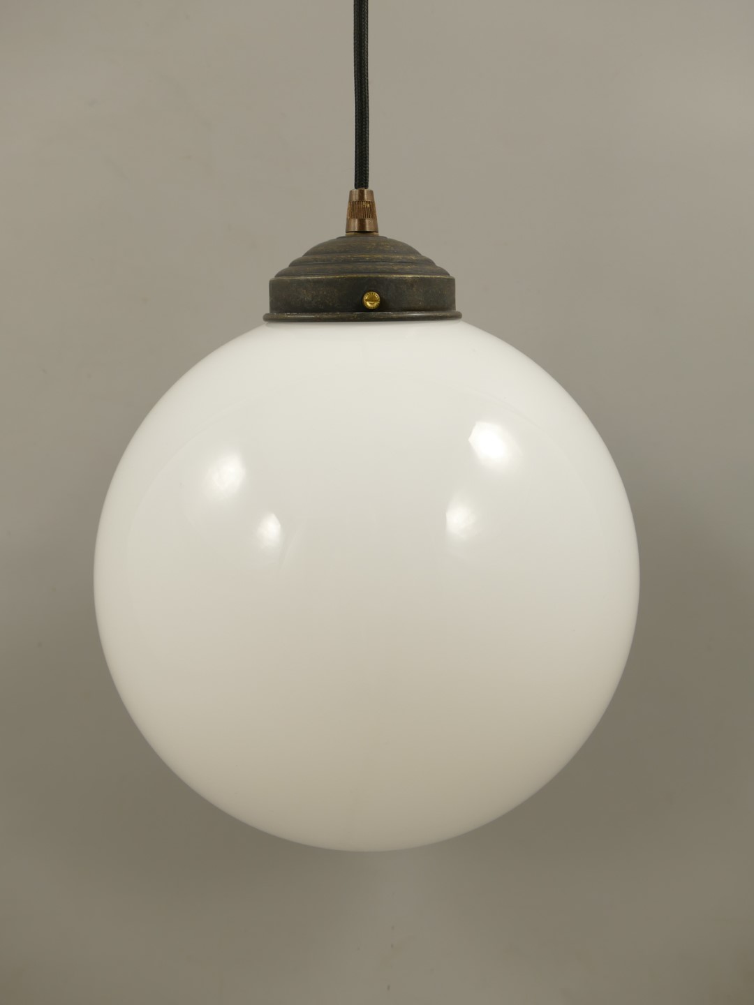 Gehänge(111.152-2B) Schirm(D.25) Mes. brün H.132cm
