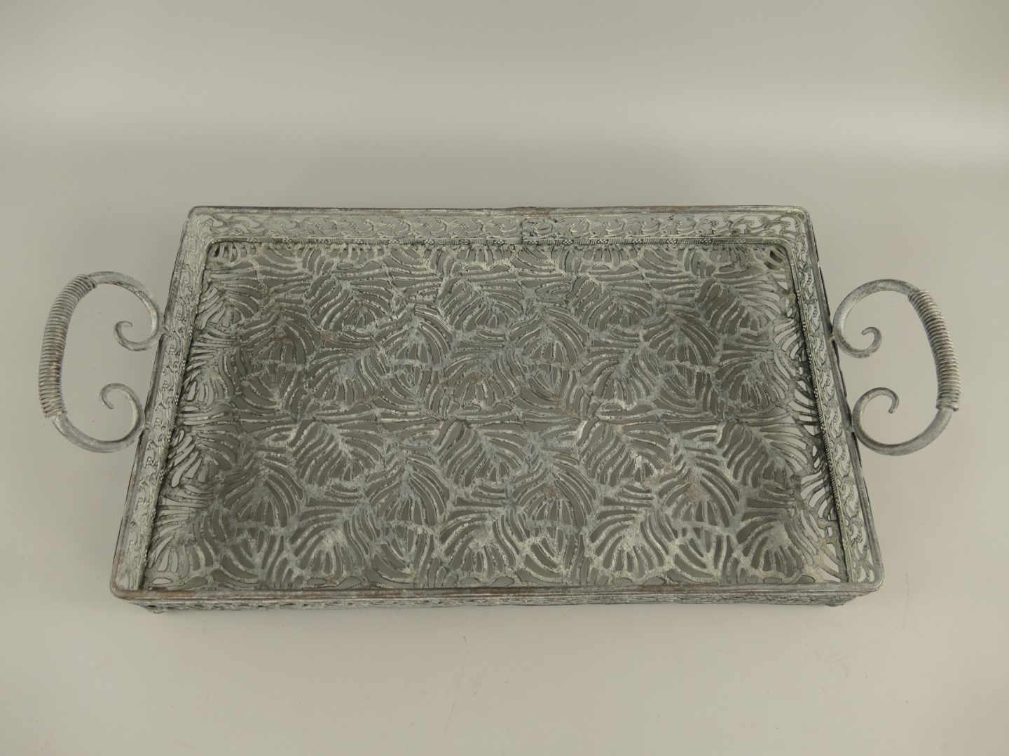 Tray Set/2 Eisen Grau L.46/55cm SET!