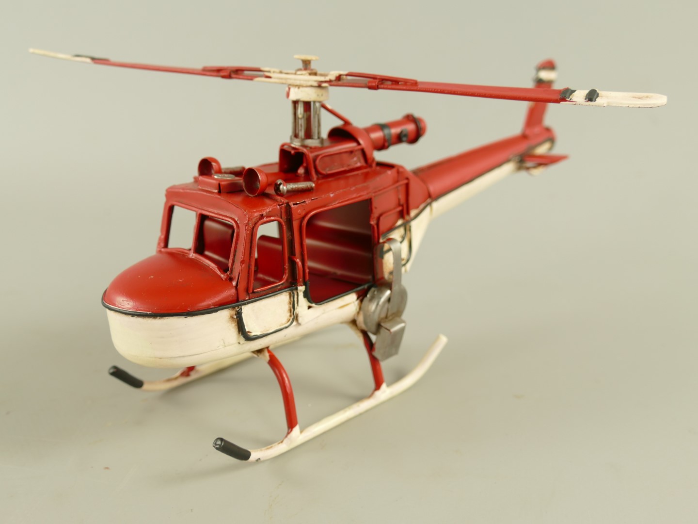 Hubschrauber Antik Eisen L.23cm
