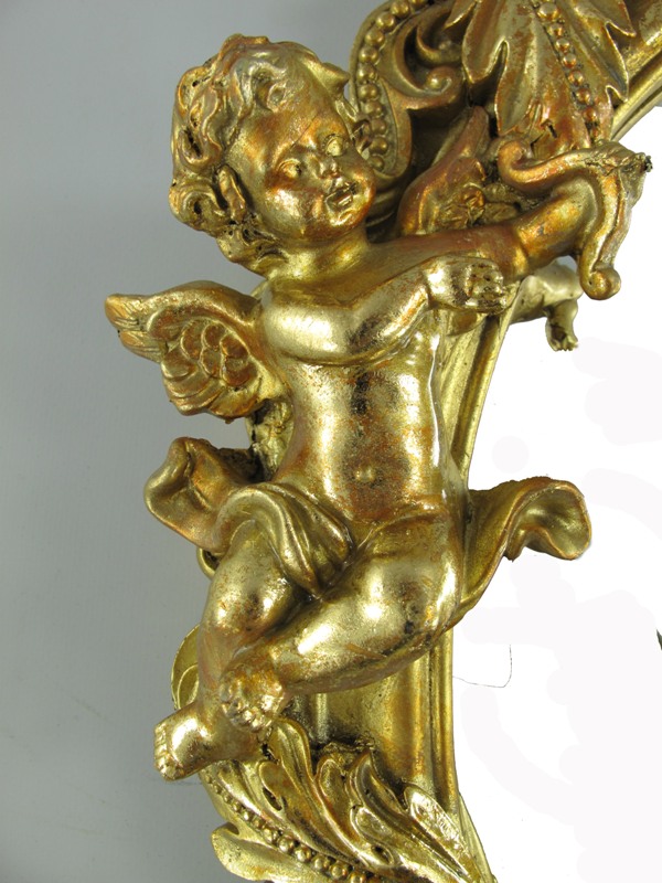 Wandspiegel Polystein GOLD H.49x36cm