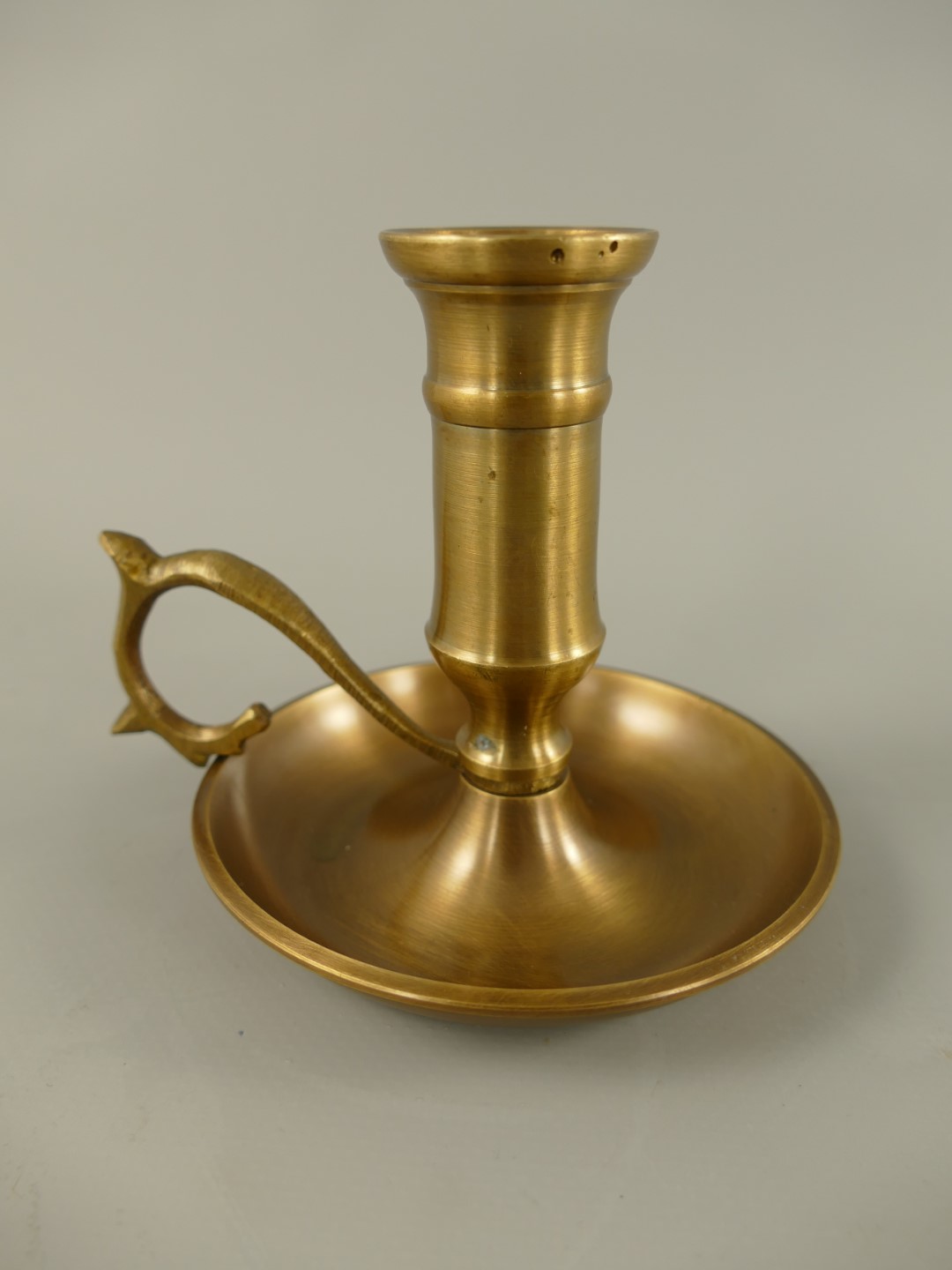 Leuchter Messing brüniert H.10cm
