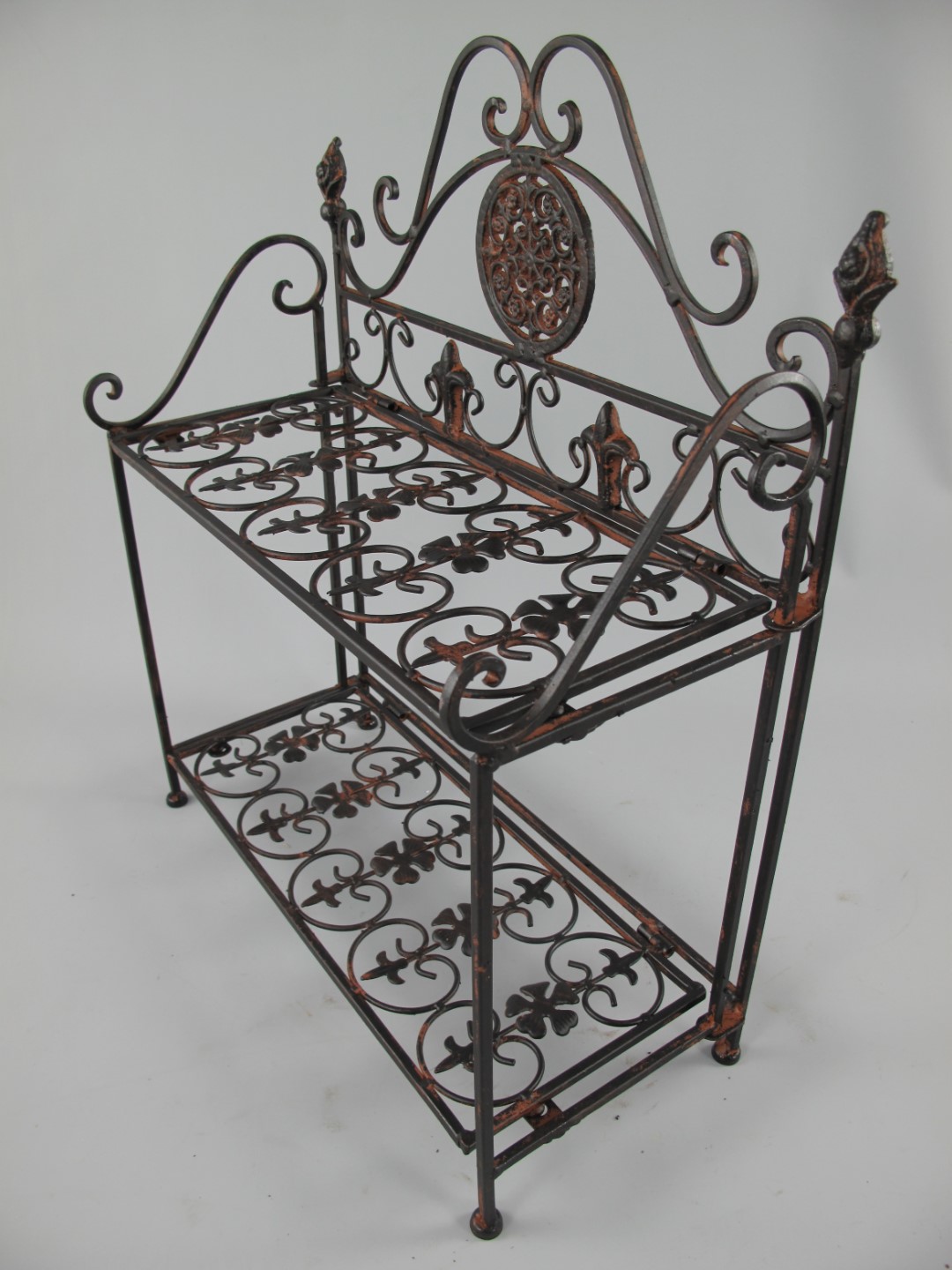Regal Eisen rust. braun H.48x40cm