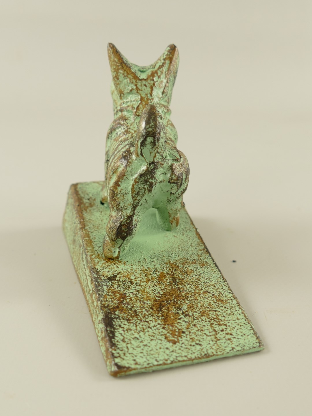 Türstopper Hund Gußeisen farbig H.9cm
