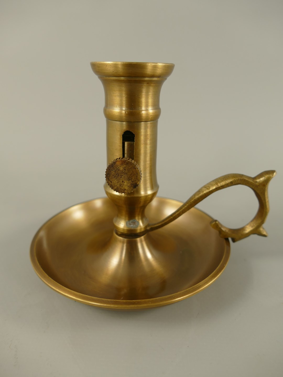 Leuchter Messing brüniert H.10cm