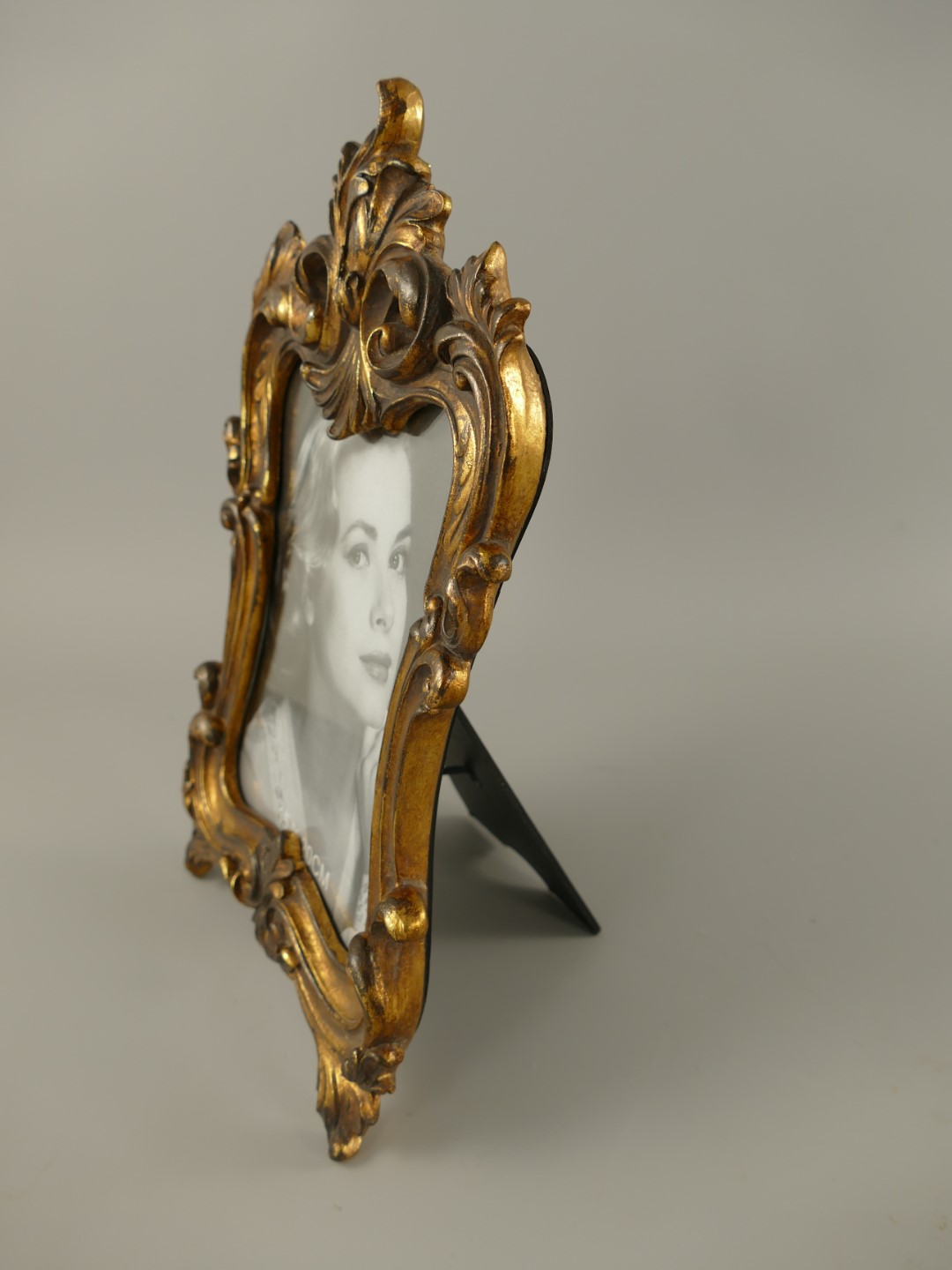 Bilderrahmen(15x20) Polystein Gold farbig H.32cm