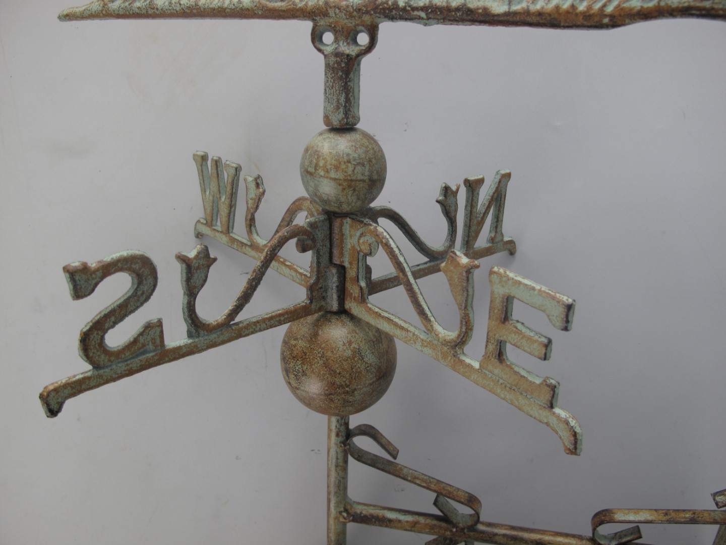 Wetterfahn(Pferd) Gußeisen farbig H.60cm