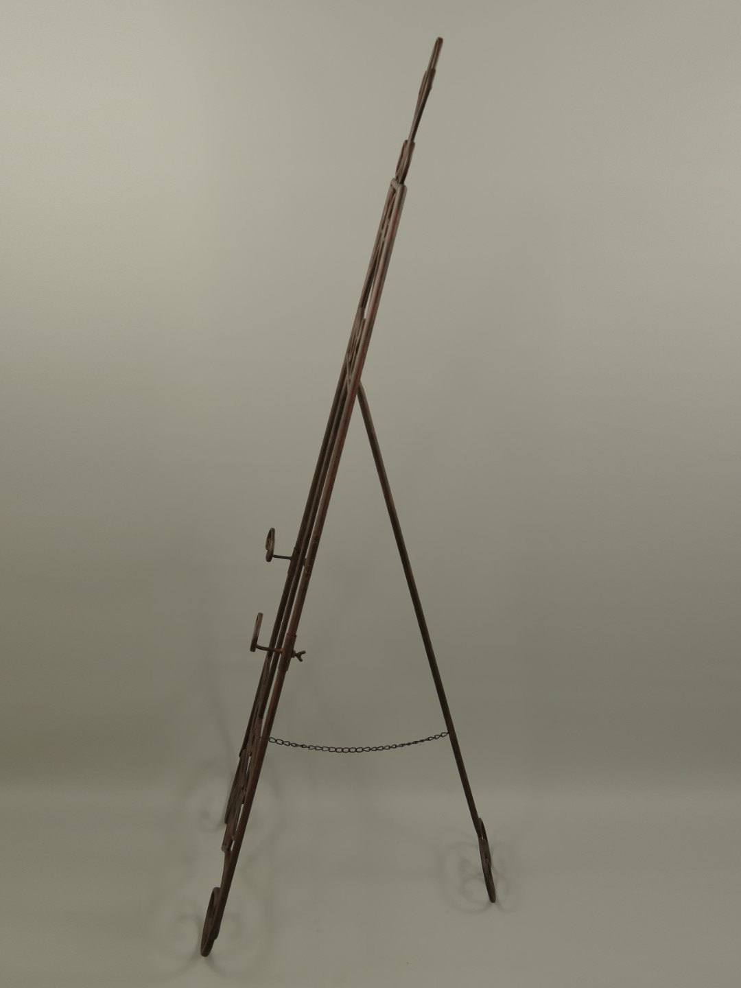 (*)Staffelei Eisen antikbraun H.152x48cm